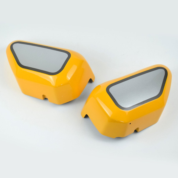 Pyramid Plastics Pyramid infill panels | banana yellow/silver | honda monkey 125 2021>current